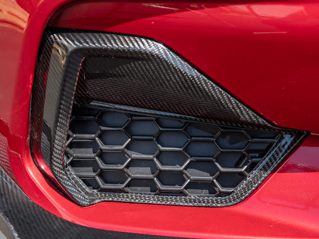2024-Up Mustang GT S650 | CARBON FIBER Front Side Grille Insert Replacement Pair